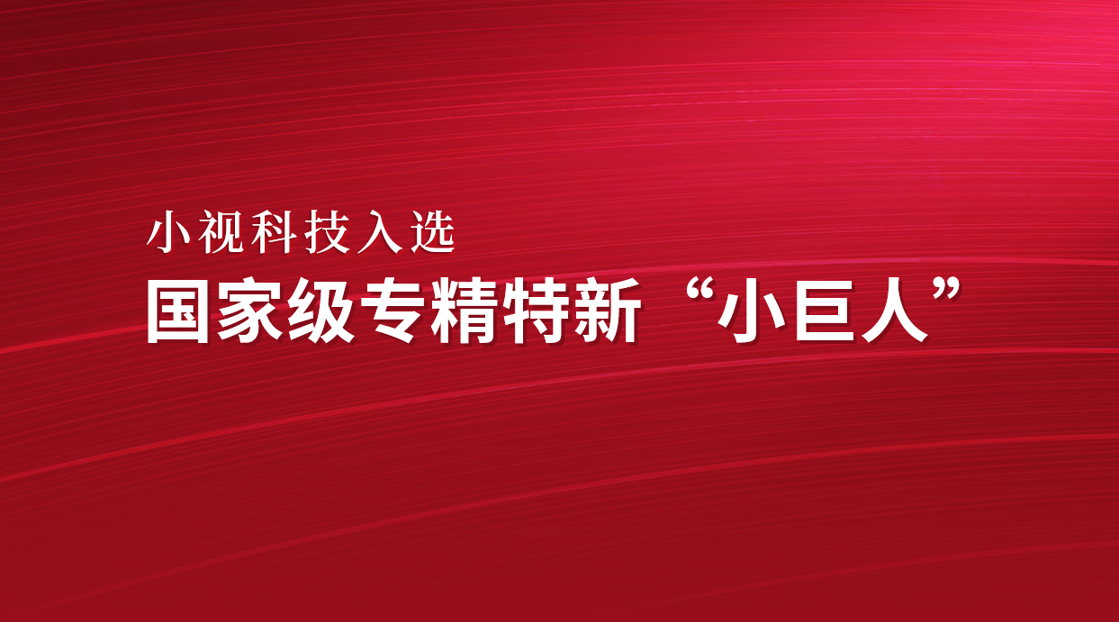 小视科技喜获国家级专精特新“小巨人”，开启人工智能领域新征程！